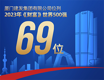 建發集團位居2023年《財富》世界500強第69位