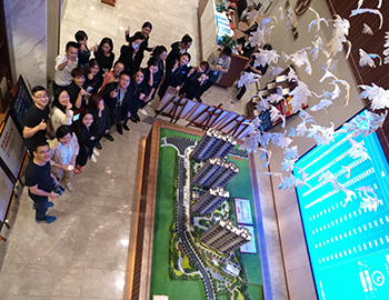 “秒光”——長沙建發中央悅府國慶集團內部首次網上開盤